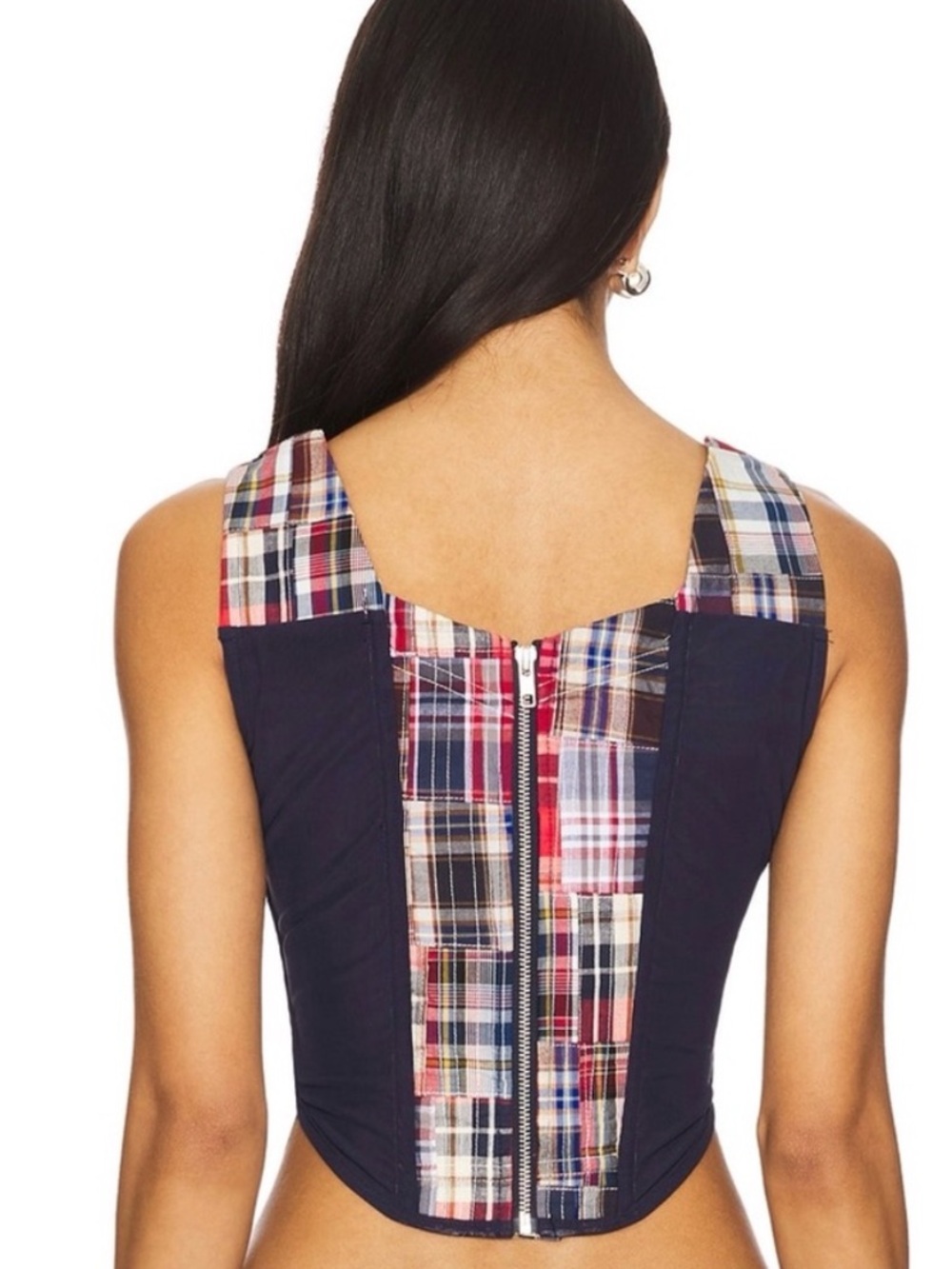 Danielle Guizio Mina Patchwork Corset XS NWT - Picture 3 of 5